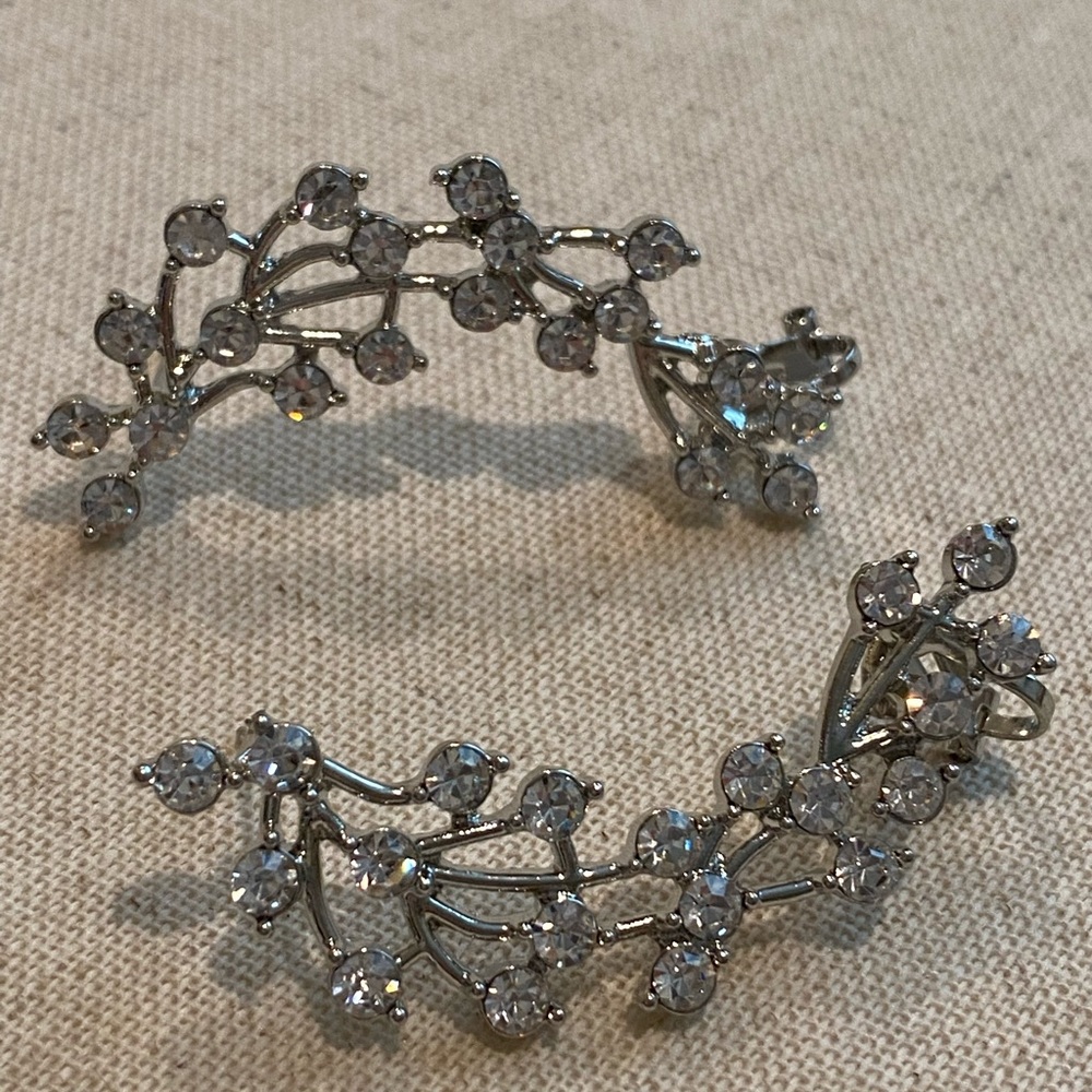 Statement Rhinestone Earring Crawler - image 4